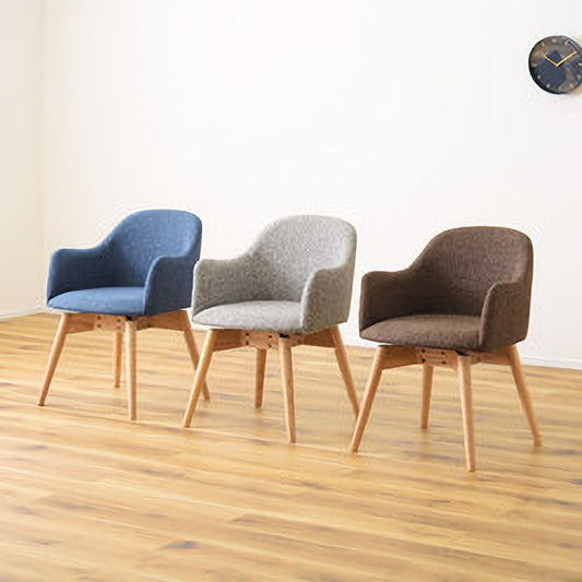 回転式ダイニングチェア カラメリ