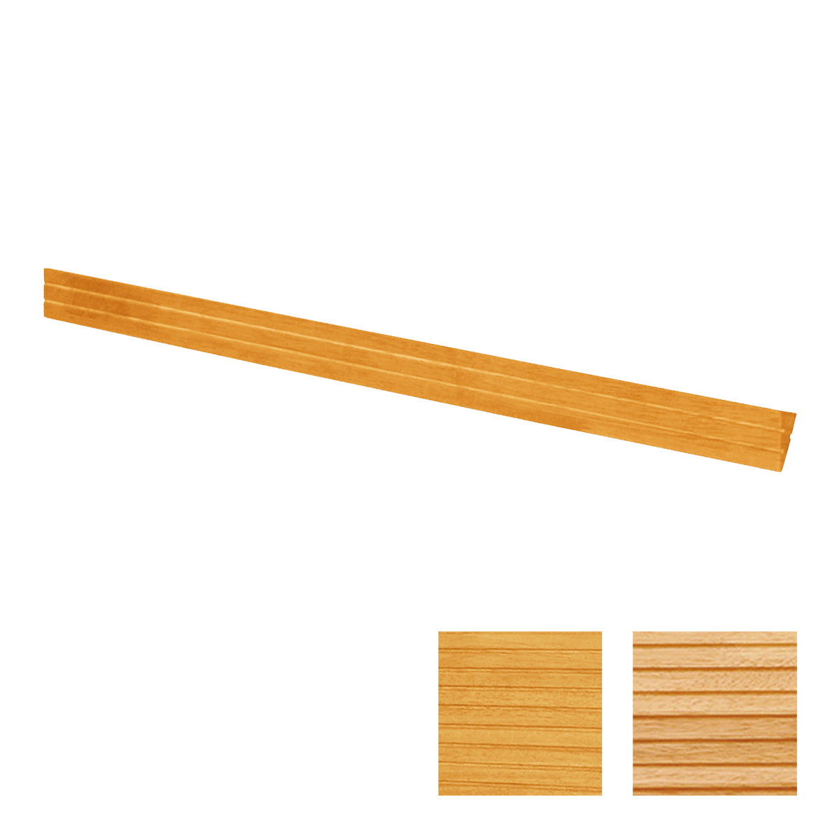 木製段差解消スロープ 高さ 1.4cm 滑り止め塗装